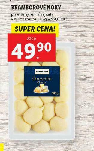 Lidl Bramborové noky nabídka