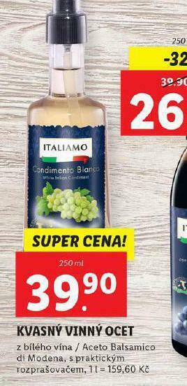 Lidl Kvasný vinný ocet nabídka