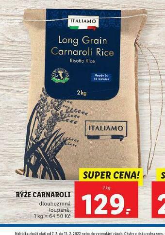 Lidl Rýže carnaroli nabídka