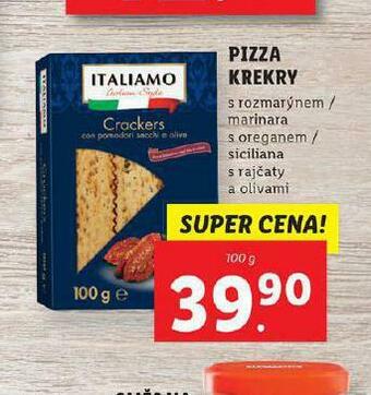 Lidl Pizza krekry nabídka