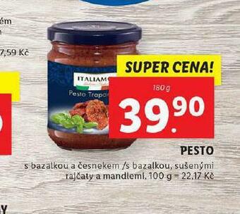 Lidl Pesto nabídka