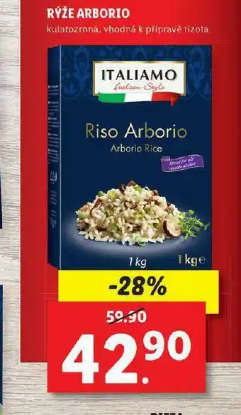 Lidl Rýže abrorio nabídka