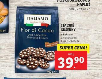 Lidl Italské sušenky nabídka
