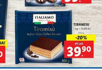Lidl Tiramisu nabídka