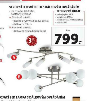Lidl Stropní led svítidlo nabídka