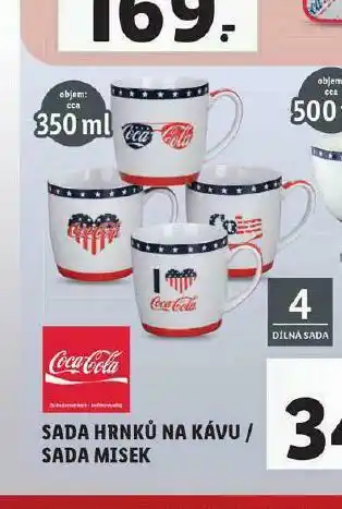 Lidl Sada hrnků na kávu nabídka