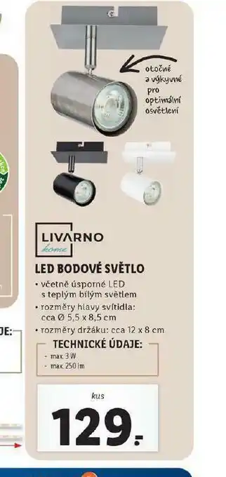 Led bodové světlo