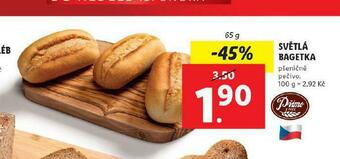 Lidl Světlá bageta nabídka