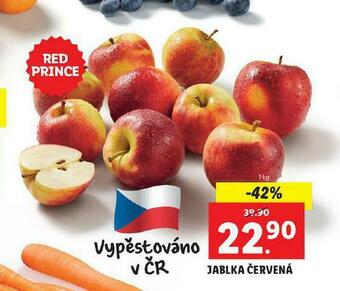 Lidl Jablka červená nabídka
