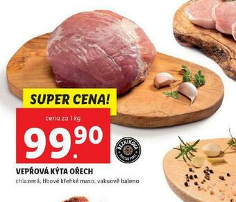 Lidl Vepřová kýta ořech nabídka