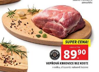 Lidl Vepřová krkovice bez kosti nabídka