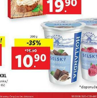 Lidl Selský jogurt ochucený nabídka