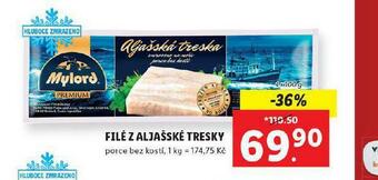 Lidl Filé z aljašské tresky nabídka