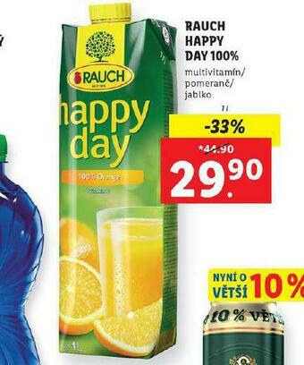 Lidl Rauch happy day 100% nabídka