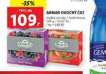 Lidl Ahmad ovocný čaj nabídka