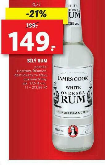 Lidl Bílý rum nabídka