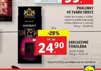 Lidl Exkluzivní čokoláda nabídka