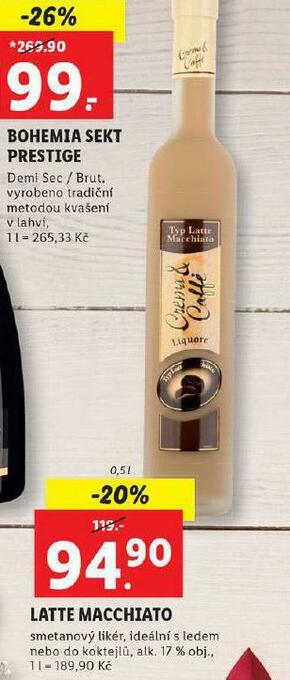 Lidl Latte macchiato nabídka