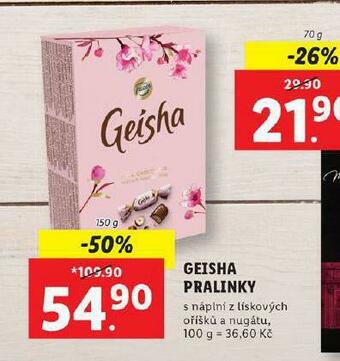 Lidl Geisha pralinky nabídka