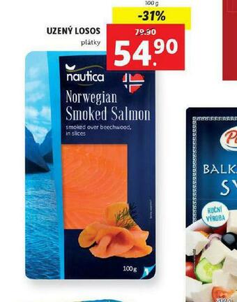 Lidl Uzený losos nabídka