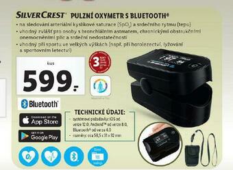 Pulzní oxymetr s bluetooth