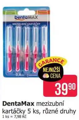 Teta DentaMax mezizubní kartáčky 5 ks, různé druhy nabídka