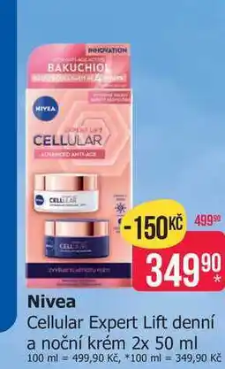 Teta Nivea Cellular Expert Lift denní a noční krém nabídka