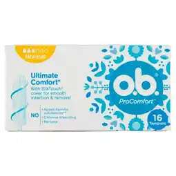 Teta O.B. ProComfort Normal tampony 16 ks nabídka