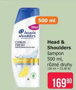 Teta Head & Shoulders šampon 500 ml, různé druhy nabídka