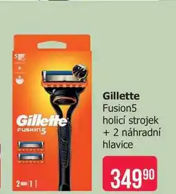 Teta Gillette Fusion5 holicí strojek + 2 náhradní hlavice nabídka