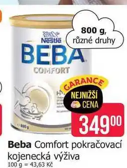 Teta Beba Comfort pokračovací kojenecká výživa nabídka
