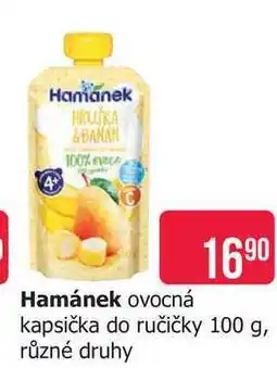 Teta Hamánek ovocná 16⁹0 kapsička do ručičky nabídka