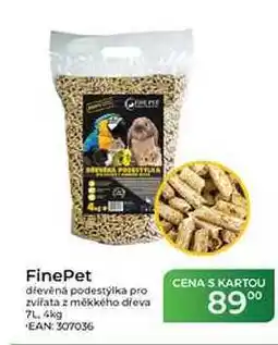 Tamda Foods FinePet dřevěná podestýlka pro zvířata z měkkého dřeva 7L, 4kg nabídka