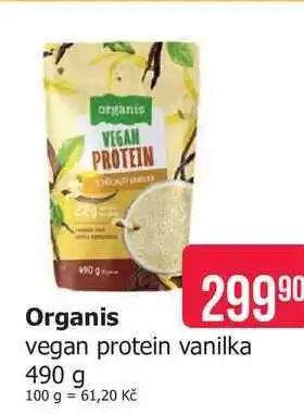 Organis vegan protein vanilka