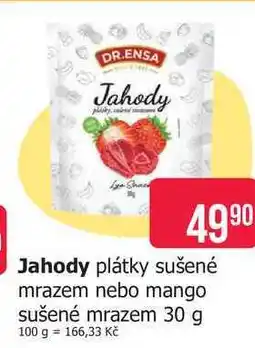Teta DR.ENSA Jahody plátky sušené mrazem nebo mango sušené mrazem nabídka