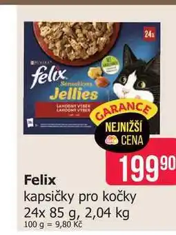 Teta Felix Sensations Jellies kapsičky pro kočky nabídka