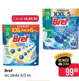 Teta Bref Power Aktiv WC blok 6x50ml, vybrané druhy 300g nabídka