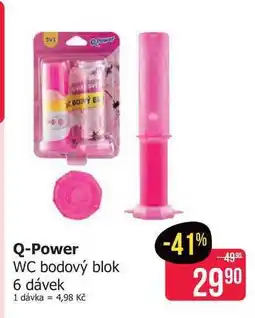 Teta Q-Power WC bodový blok 6 dávek nabídka