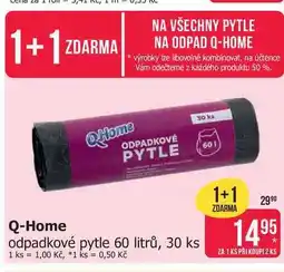 Teta Q-Home odpadkové pytle 60 litrů, 30 ks nabídka