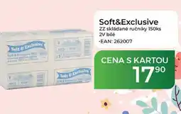 Tamda Foods Soft & Exclusive Softs Exce PRO Soft&Exclusive ZZ skládané ručníky 150ks 2V bílé nabídka