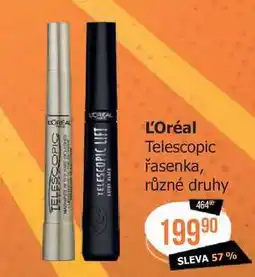Teta L'Oréal Telescopic řasenka, různé druhy nabídka