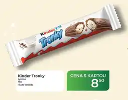 Tamda Foods Kinder Tronky tyčinka nabídka