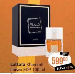Teta Lattafa Khamrah unisex EDP nabídka