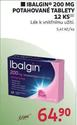 Rossmann IBALGIN 200 MG POTAHOVANÉ TABLETY nabídka