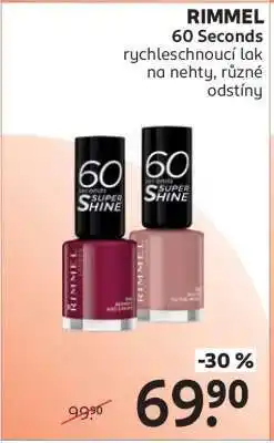 Rossmann RIMMEL 60 Seconds nabídka