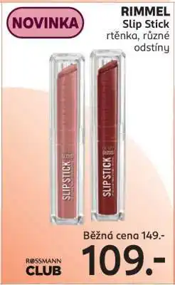 Rossmann RIMMEL Slip Stick nabídka