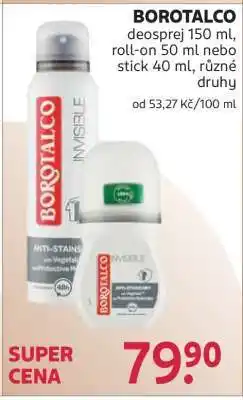 Rossmann Borotalco nabídka
