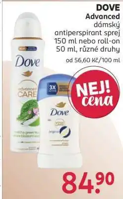 Rossmann DOVE Advanced nabídka