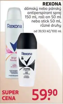 Rossmann Rexona nabídka