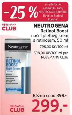Rossmann NEUTROGENA Retinol Boost nabídka